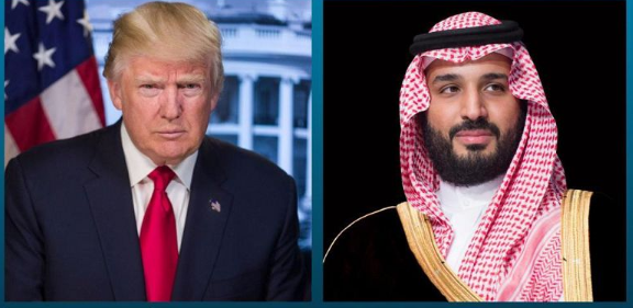 ولي العهد يجري اتصالا هاتفيا بالرئيس الأمريكي المنتخب دونالد ترمب