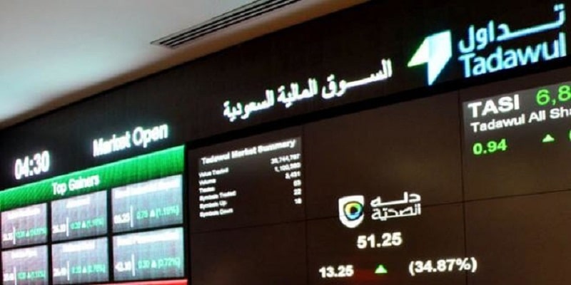 خلال فترة المزاد .. ارتفاع اسهم 67 شركة في "تاسي" وانخفاض 55 اخرى وتداول 6.8 مليون سهم بـ 298 مليون