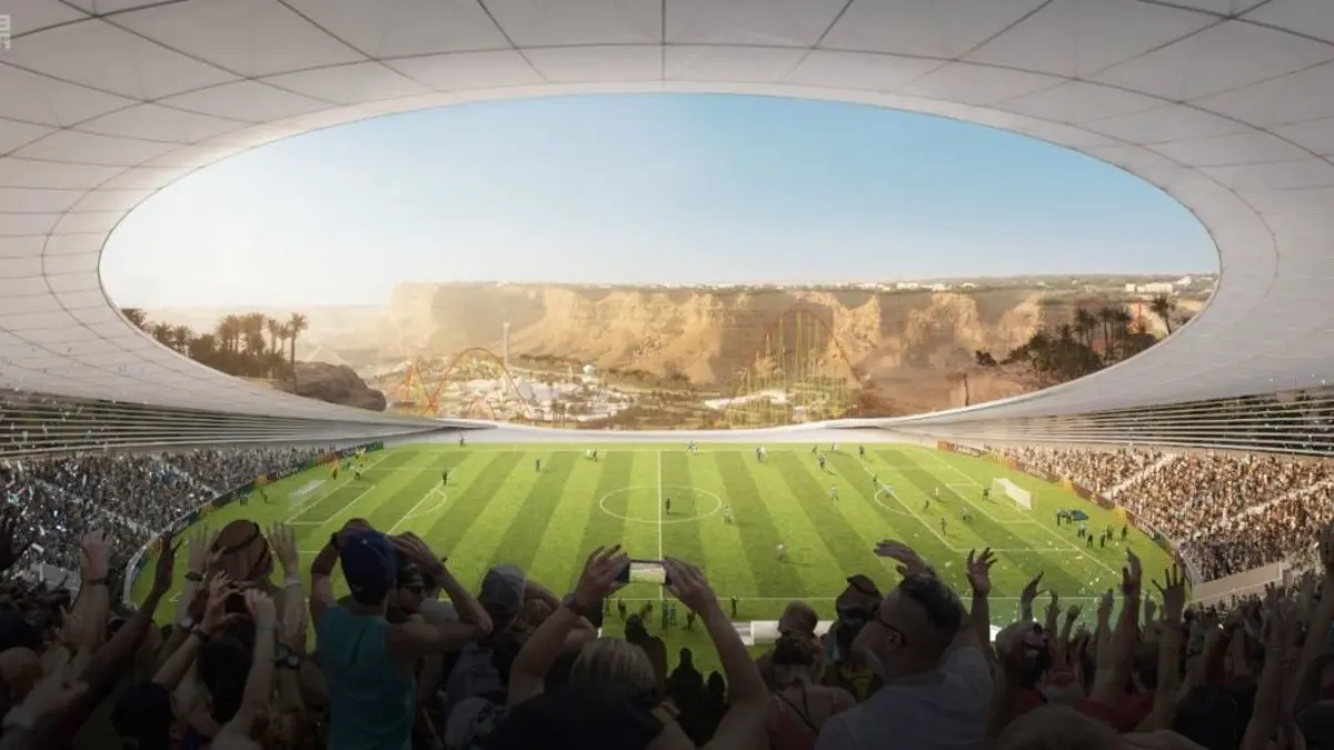 صندوق الاستثمارات العامة يدعم كأس العالم 2034 بـ 7 ملاعب في الرياض وجدة والخبر ونيوم