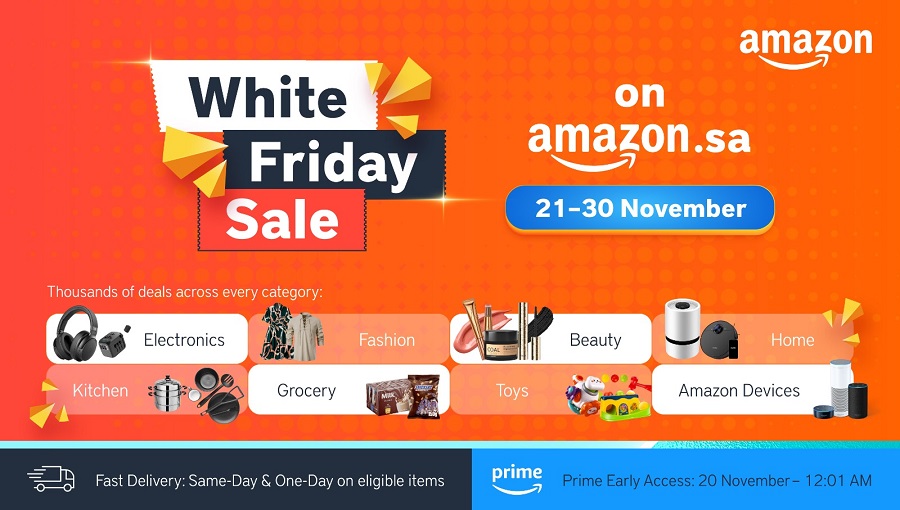Amazon.sa White Friday Sale Returns with Thousands of Deals, Exclusive Discounts, Daily Offers, and