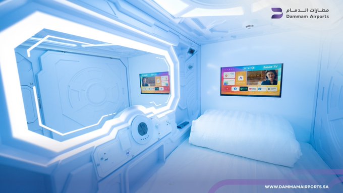 King Fahd International Airport Launches First Sleep Capsule Service in Saudi Arabia