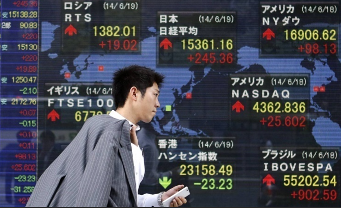 Nikkei Index Falls on Middle East Fighting Fears